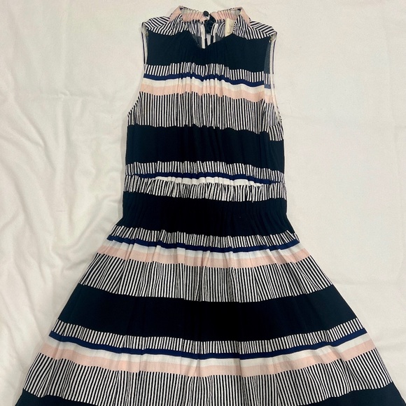 Kate Spade Bay Stripe Tie Back Dress 0 MSRP $398 - Picture 2 of 4